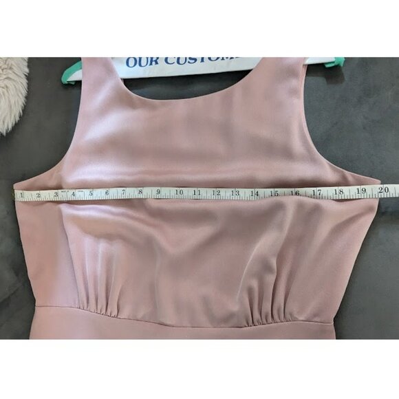 BHLDN Beckett Satin Charmeuse Maxi Dress (Pink) - Bridesmaid Dress - Picture 5 of 5